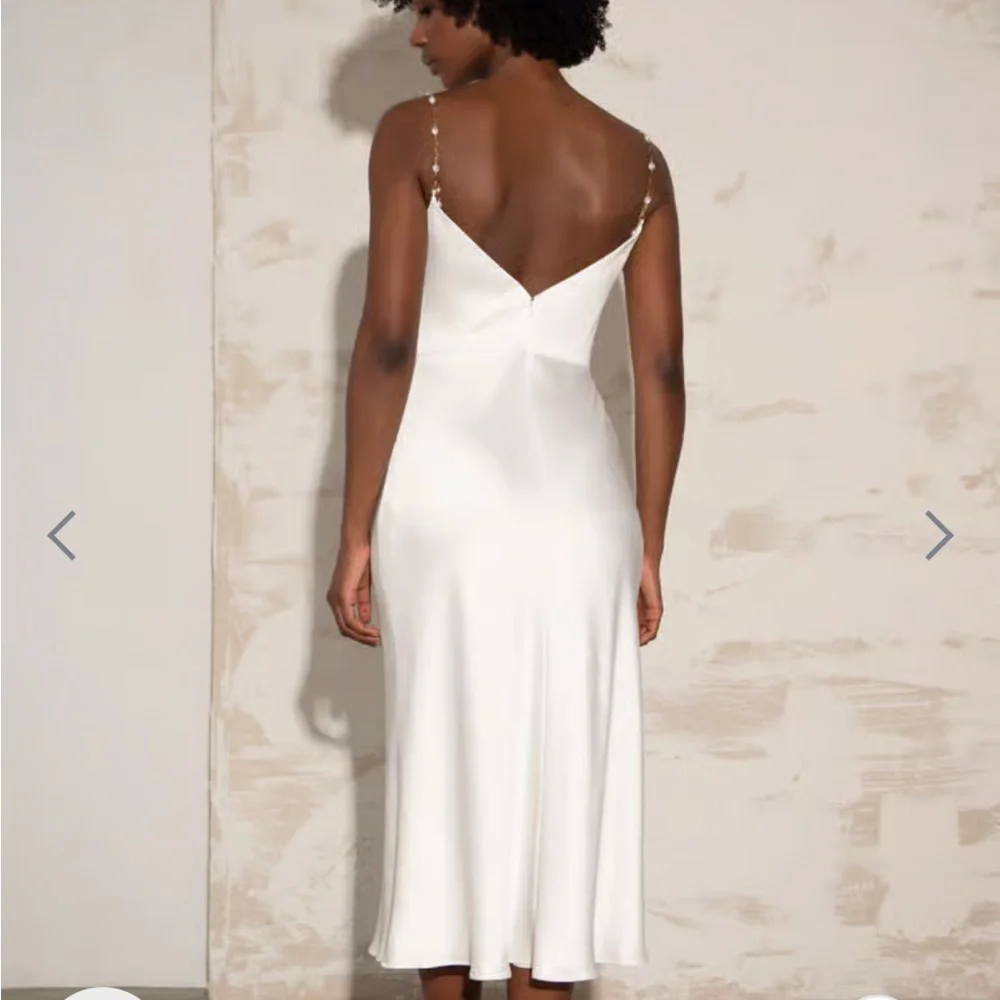 Jenny Yoo Ivory Strapless Dress - Picture 3 of 9